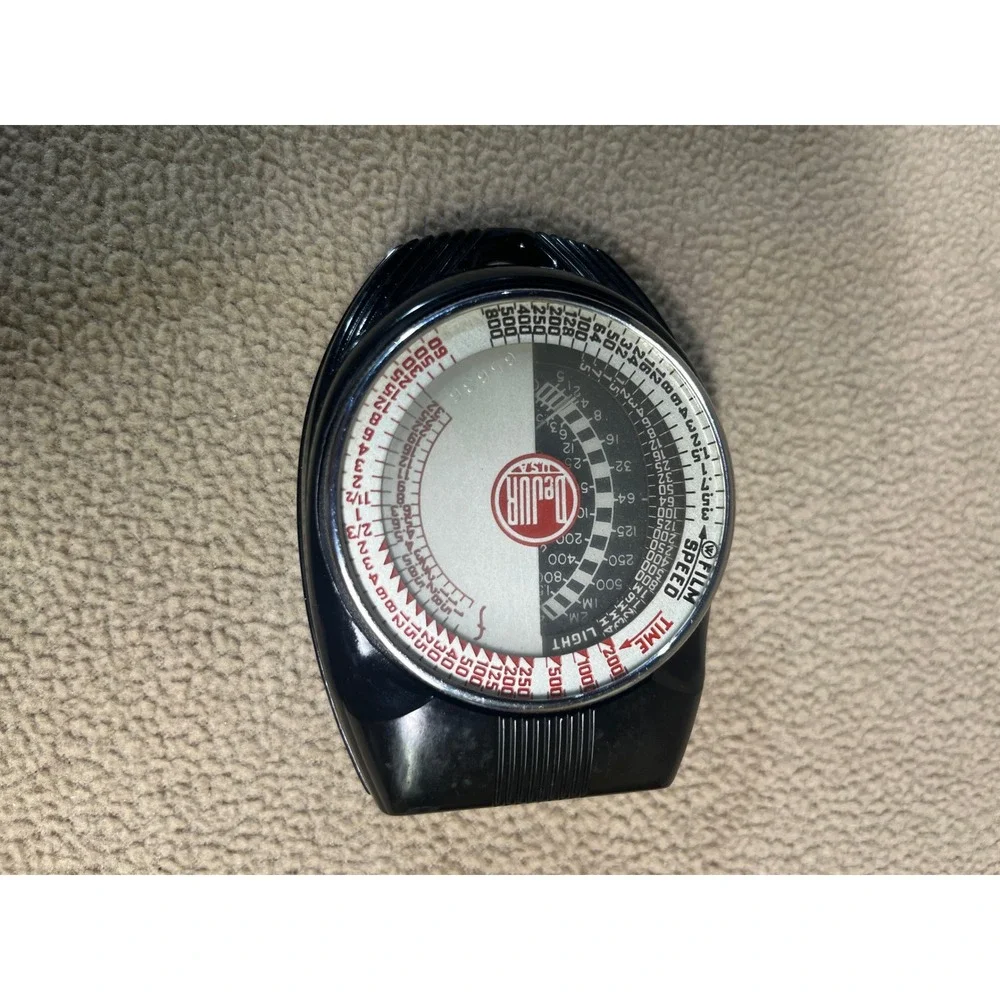 Vintage DeJur Dual Professional Light Meter with Agfa Typ 6076 Leather Case USA