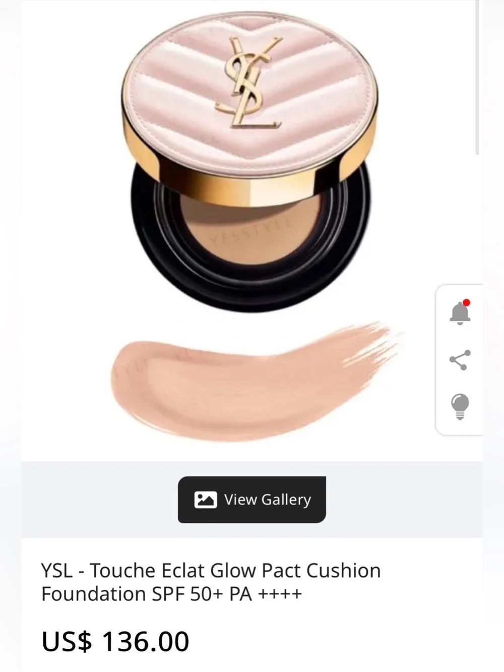 Yves Saint Laurent natural healthy