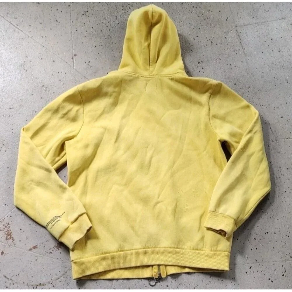 Dababy x BoohooMAN Full Zip Hoodie Jacket Distressed Charlotte Small Spellout