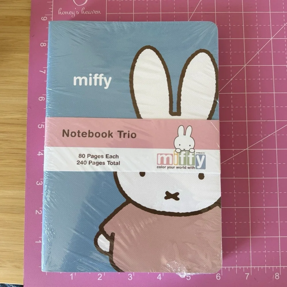 Miffy Pastel Blue Green Notebooks Trio 3 Pack Journals 80 Lined Pages Each NEW