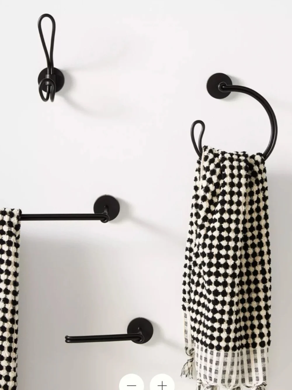 Anthropologie Black Chambliss Toilet Paper Holder