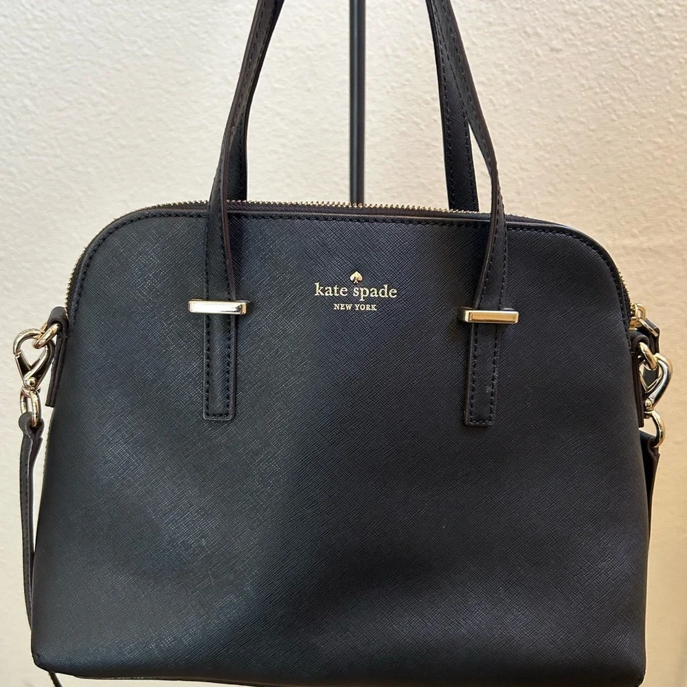 Kate Spade Black Leather Handbag