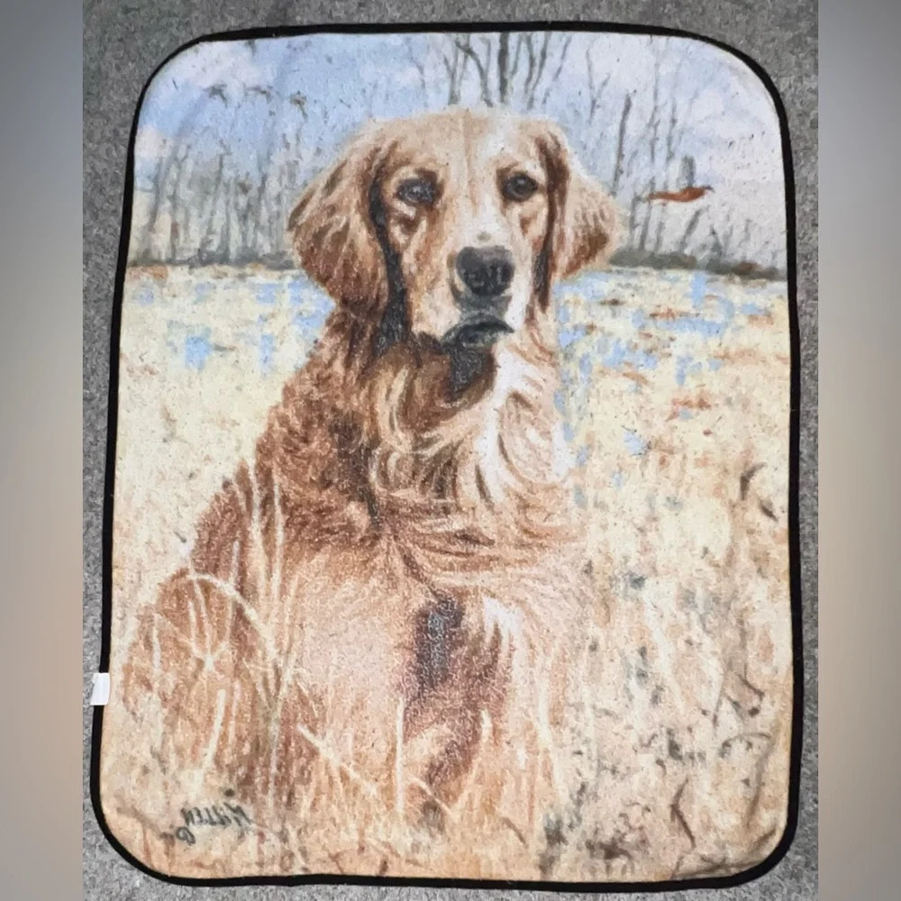 Northwest Golden Retriever Throw Blanket!