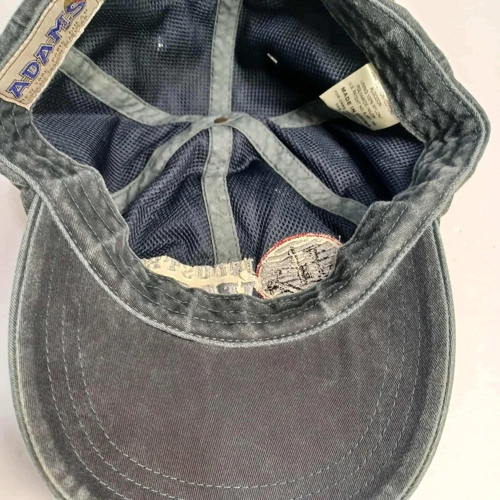 Industrial Valve Adams Cool Crown Hat Cap Gray‎ Adjustable Strapback