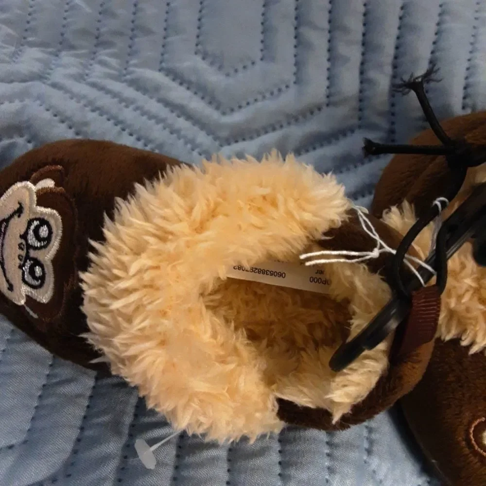 Monkeyface Cozy Boot Dk Brown Cream Faux Fur Lining‎ size 2