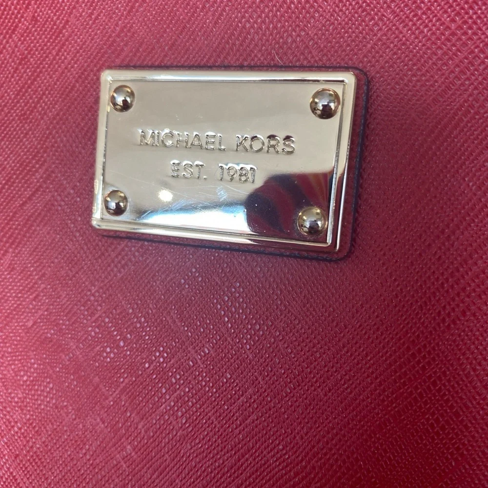 Michael Kors Red Laptop Bag
