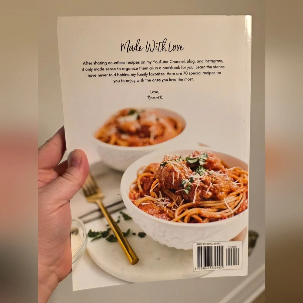 Bits of Bri Cookbook - Burgundy Cover