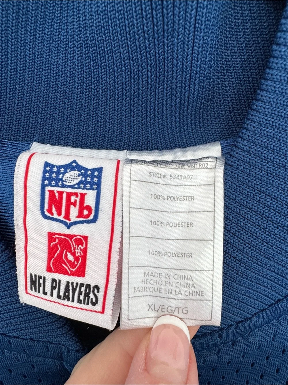 NFL Indianapolis Colts Marvin Harrison Jersey Jacket - Size XL