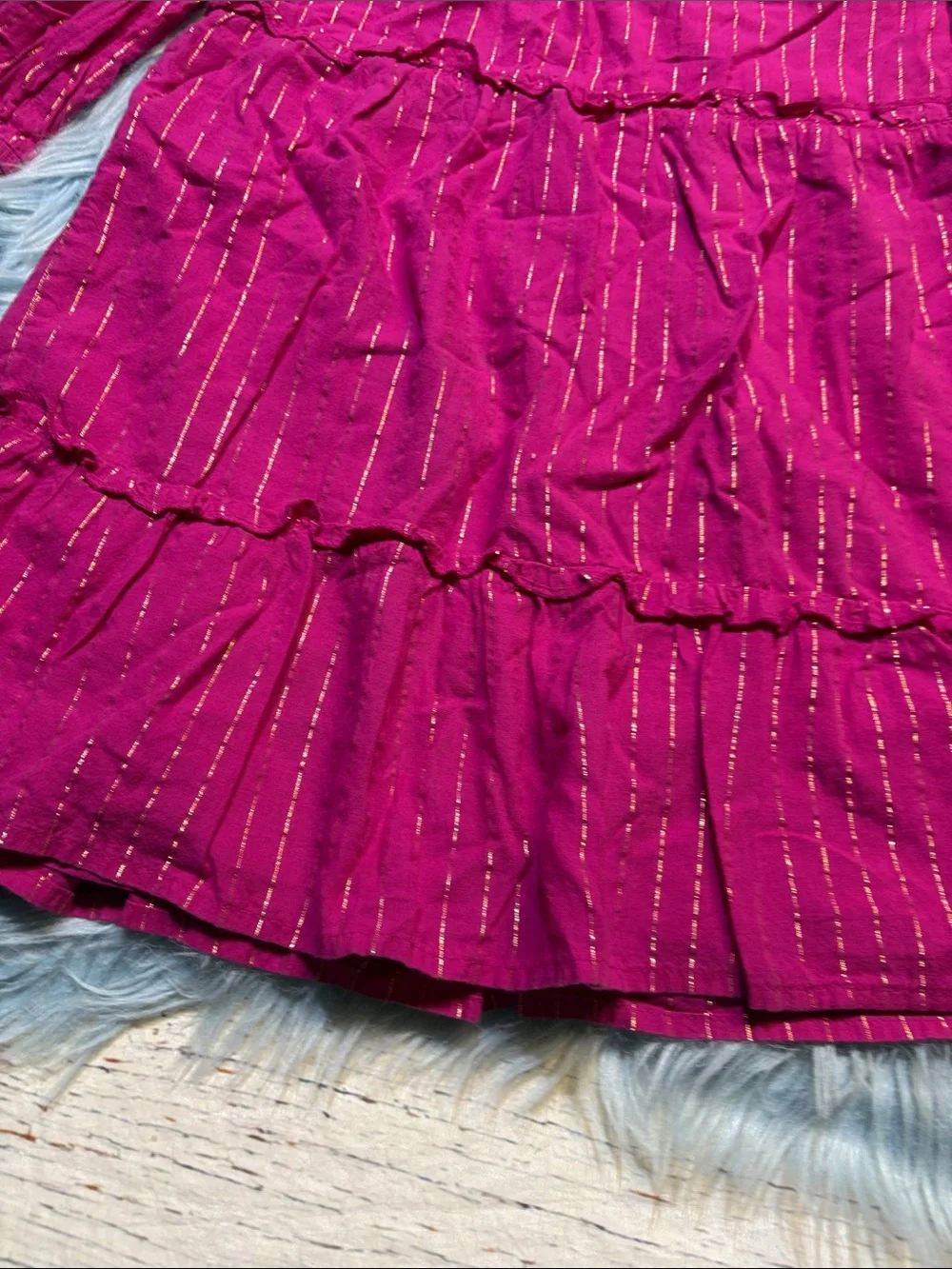 GAP skirt pinstripes