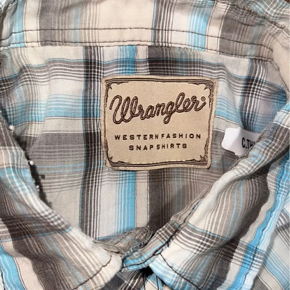 Wrangler western snap