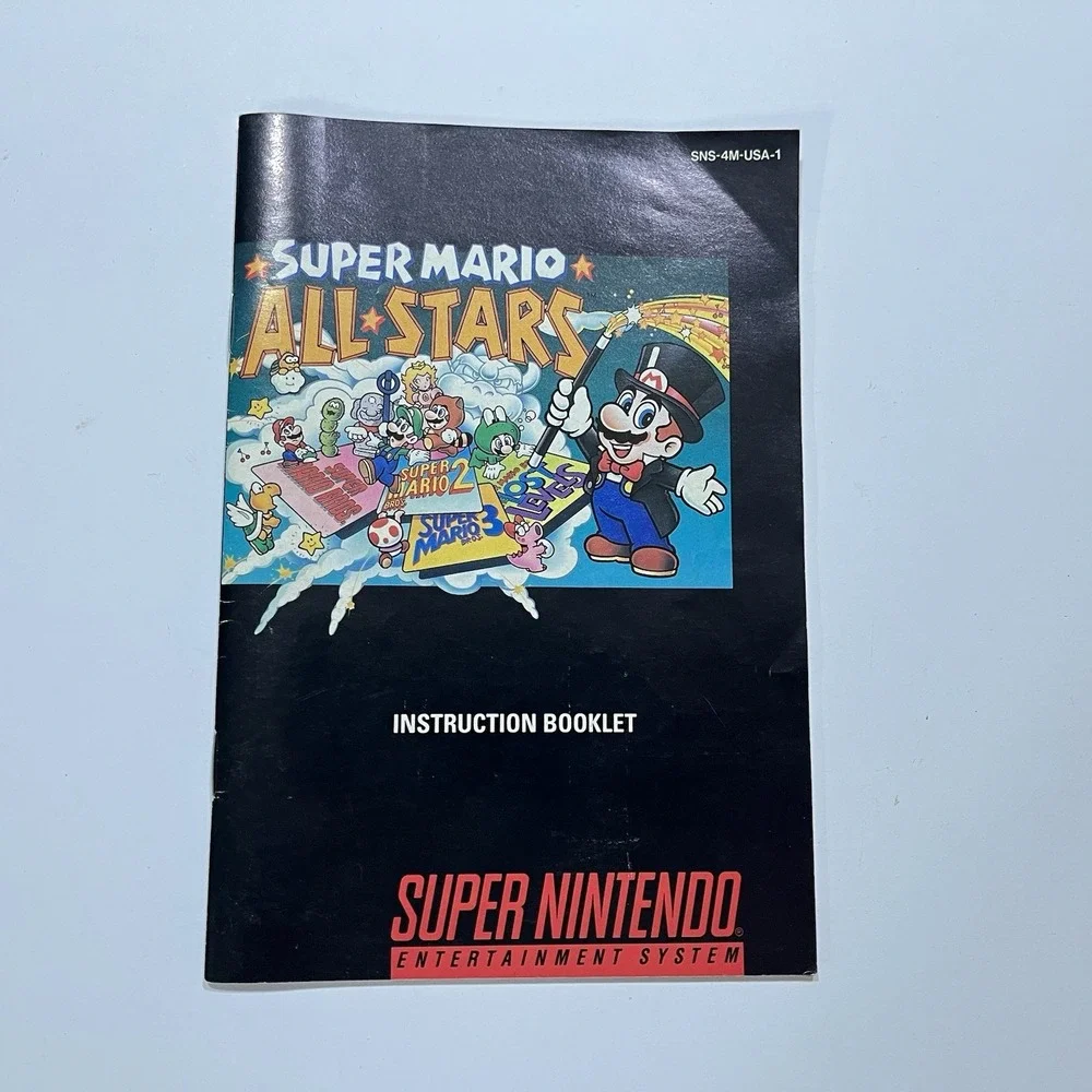 Super Mario All-Stars Super Nintendo SNES CIB Complete With Manual