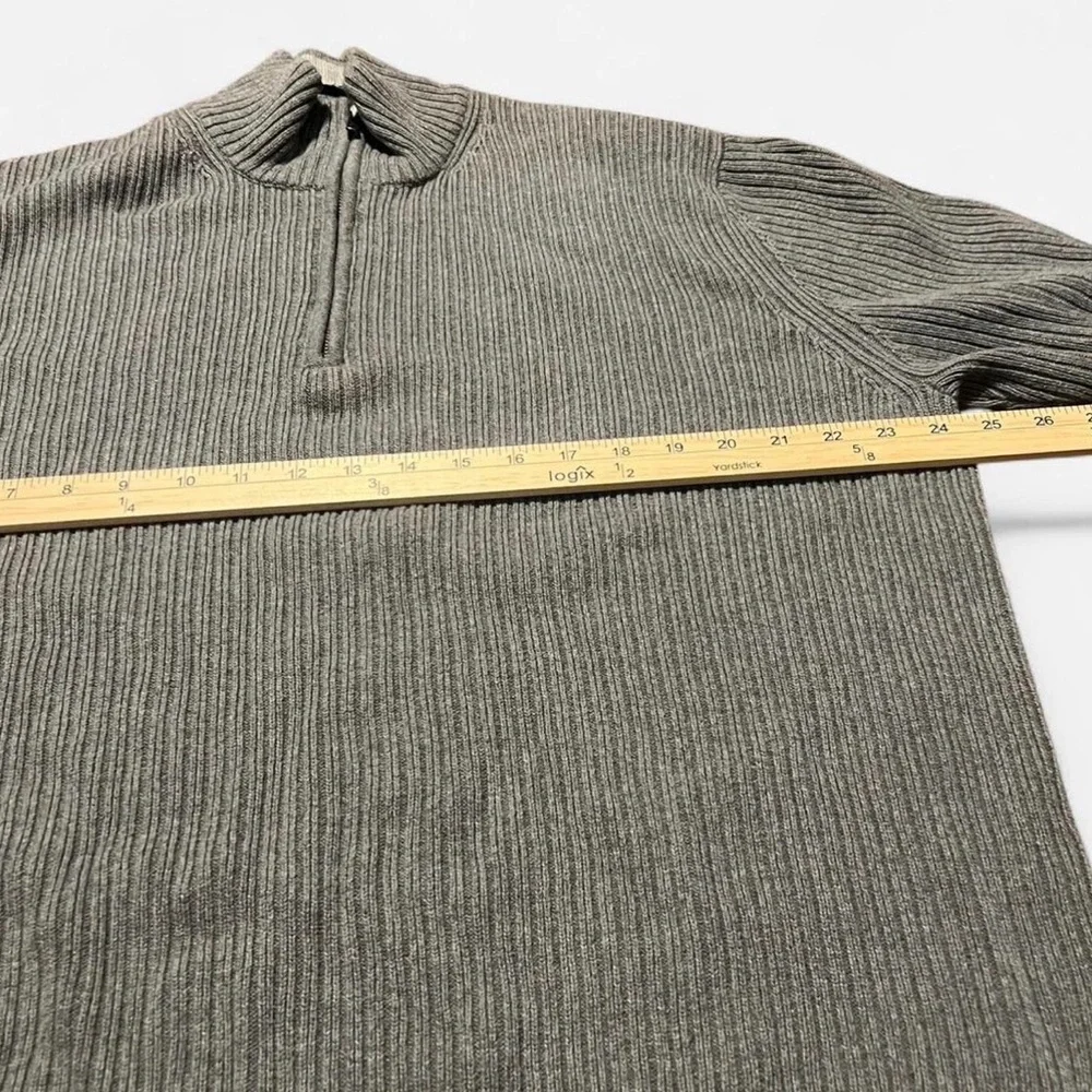 Calvin Klein Men's Zip-Up Sweater in Gray‎