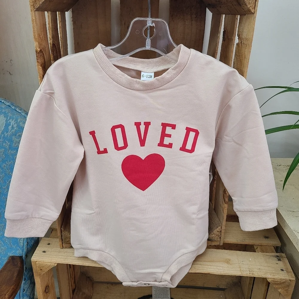 New Infant Long Sleeve Bodysuit Size 12-18 Months