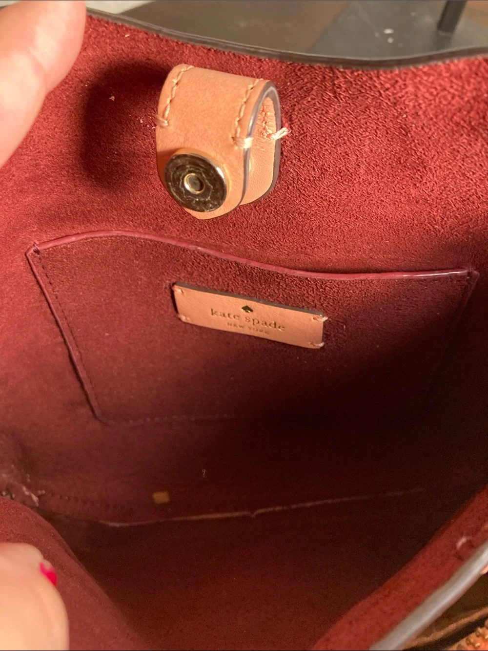 kate spade Kate Spade Talia small triple compartment satchel in a pink shade