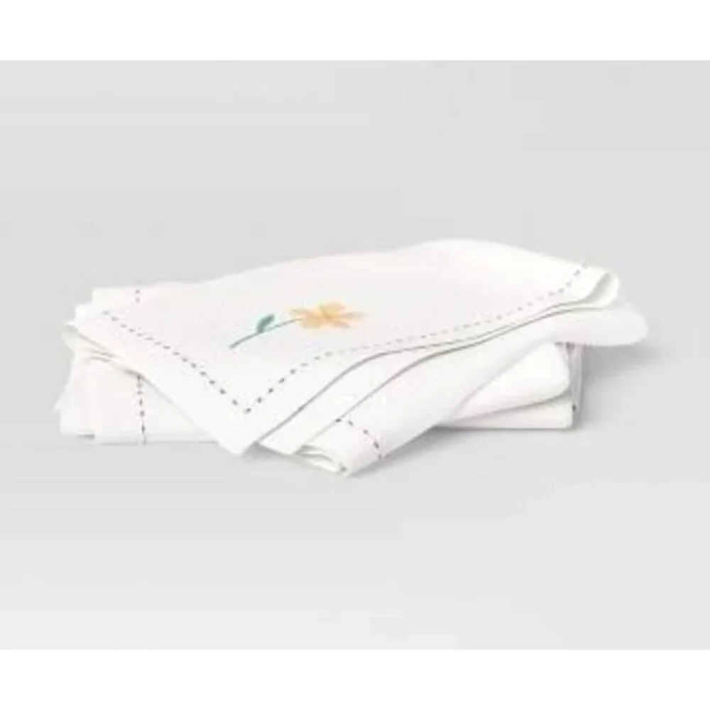 Target 2pk Flower Cloth Napkins - Threshold™ 18 