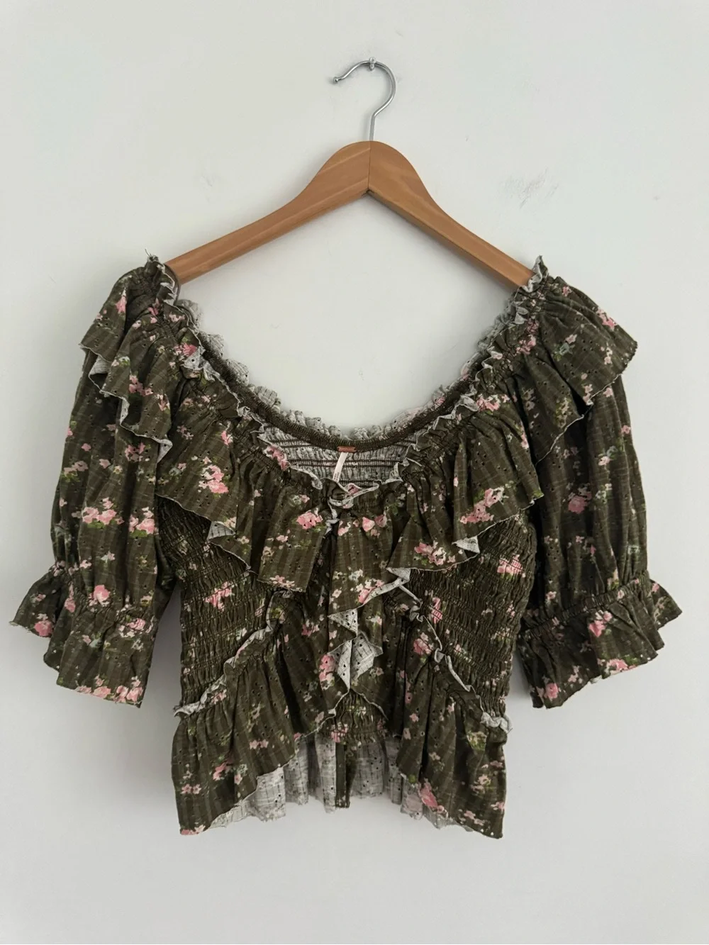 Free People smocked bodice
