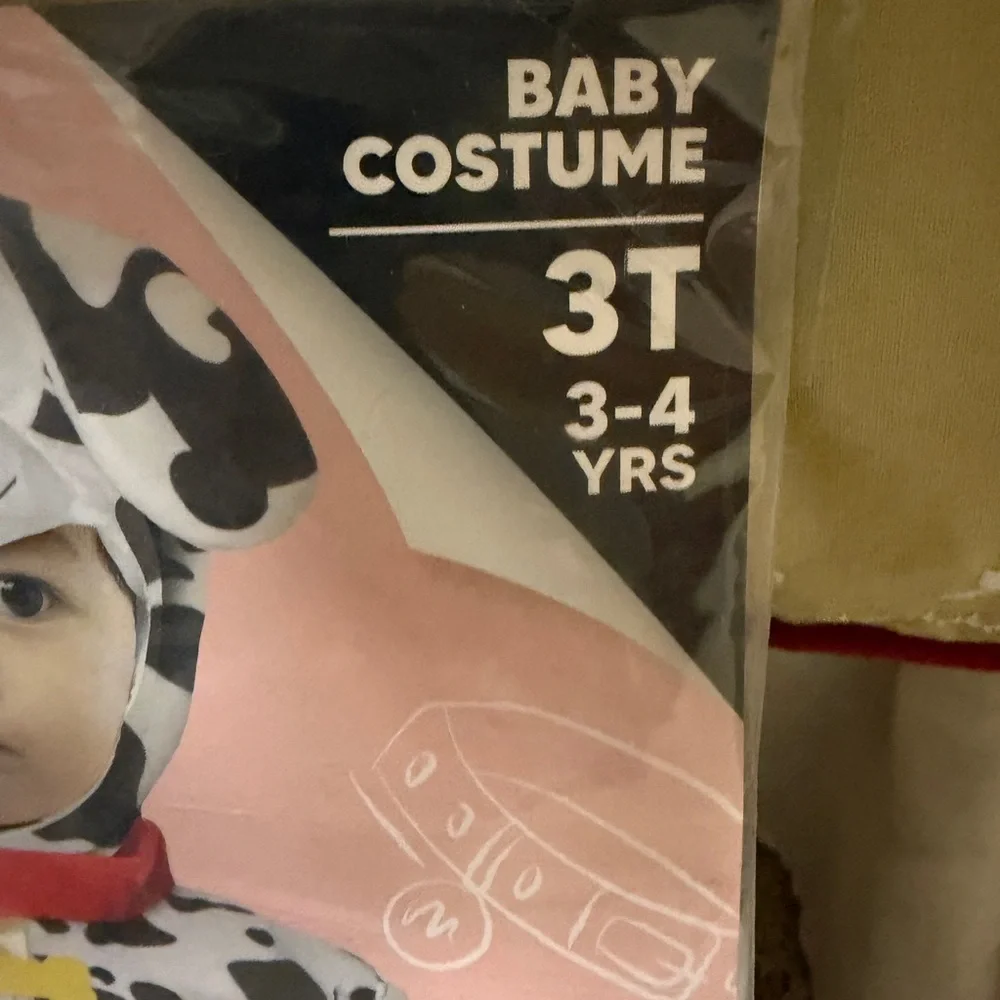 Spooktacular Creations Baby Dalmatian Costume Size 3T‎ unisex NWT