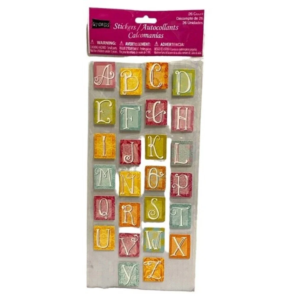 Studio 18-Alphabet Stickers