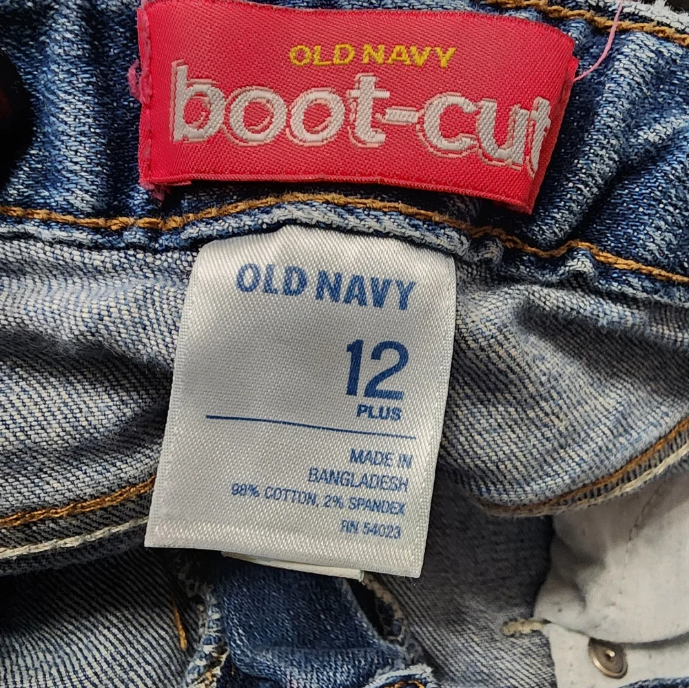 Old Navy Jeans Size 12 Plus Girl's Bootcut Denim Casual B963‎