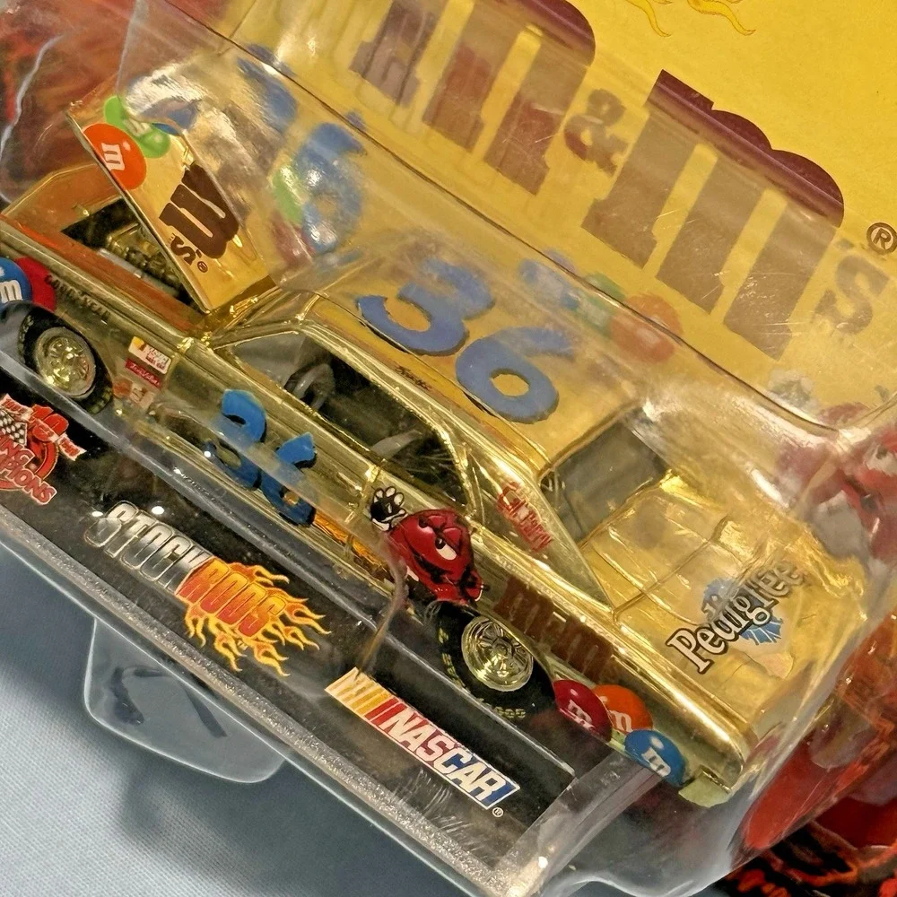Racing Champions Stock Rods #36 M&M's '66 Pontiac‎ GTO NASCAR Gold Diecast