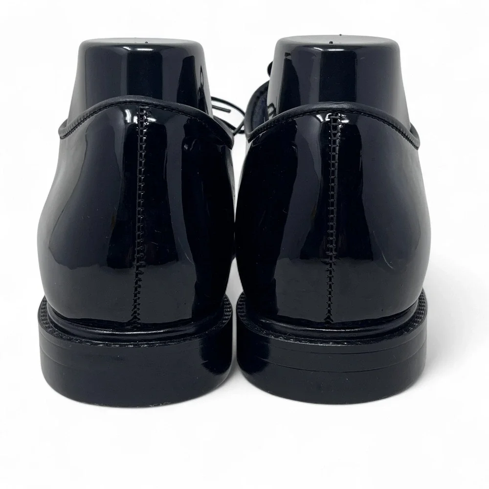 CAPPS Delite Womens Black Patent Leather Military Uniform Dress Shoe 10.5 M