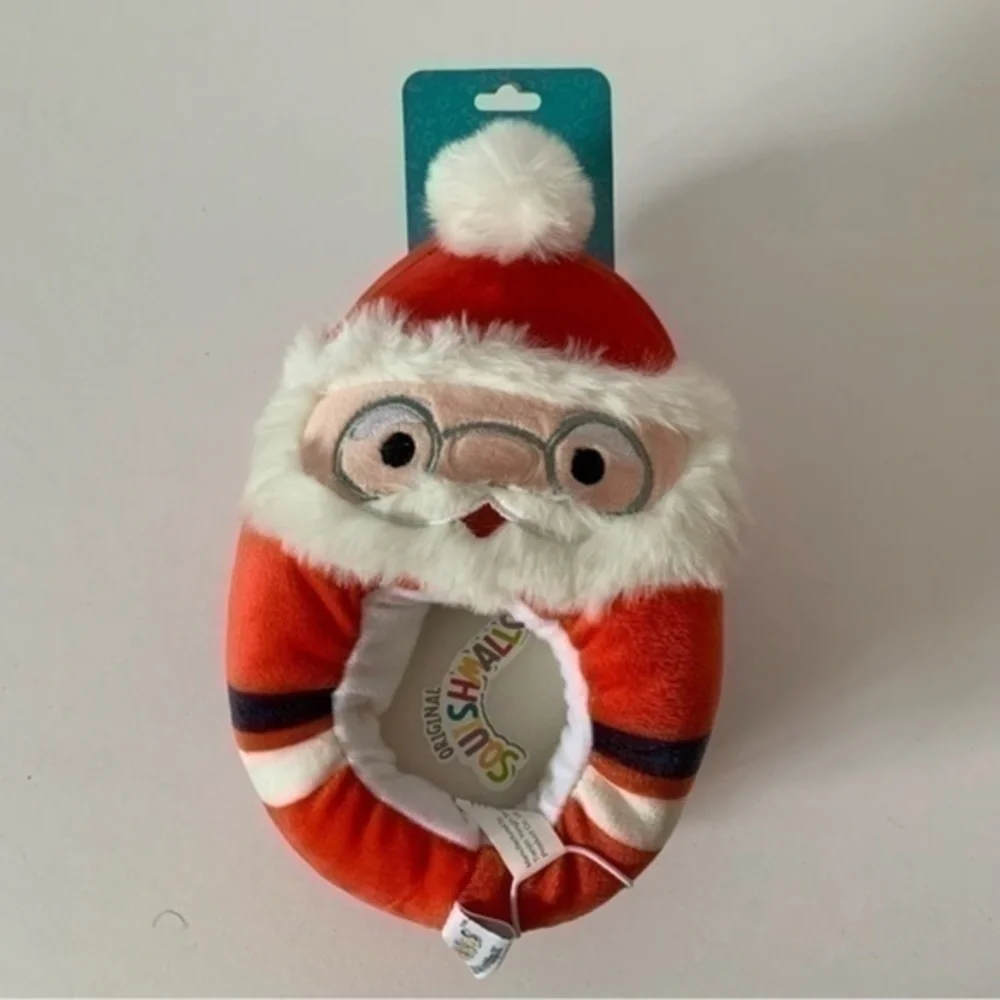NWT. SQUISHMALLOWS Santa Slippers