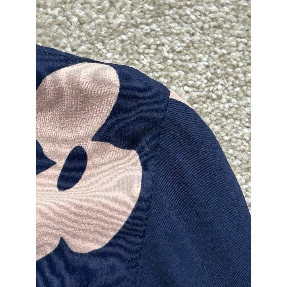 Boden US 6 Gwyneth Floral Blouse in Navy/Pink