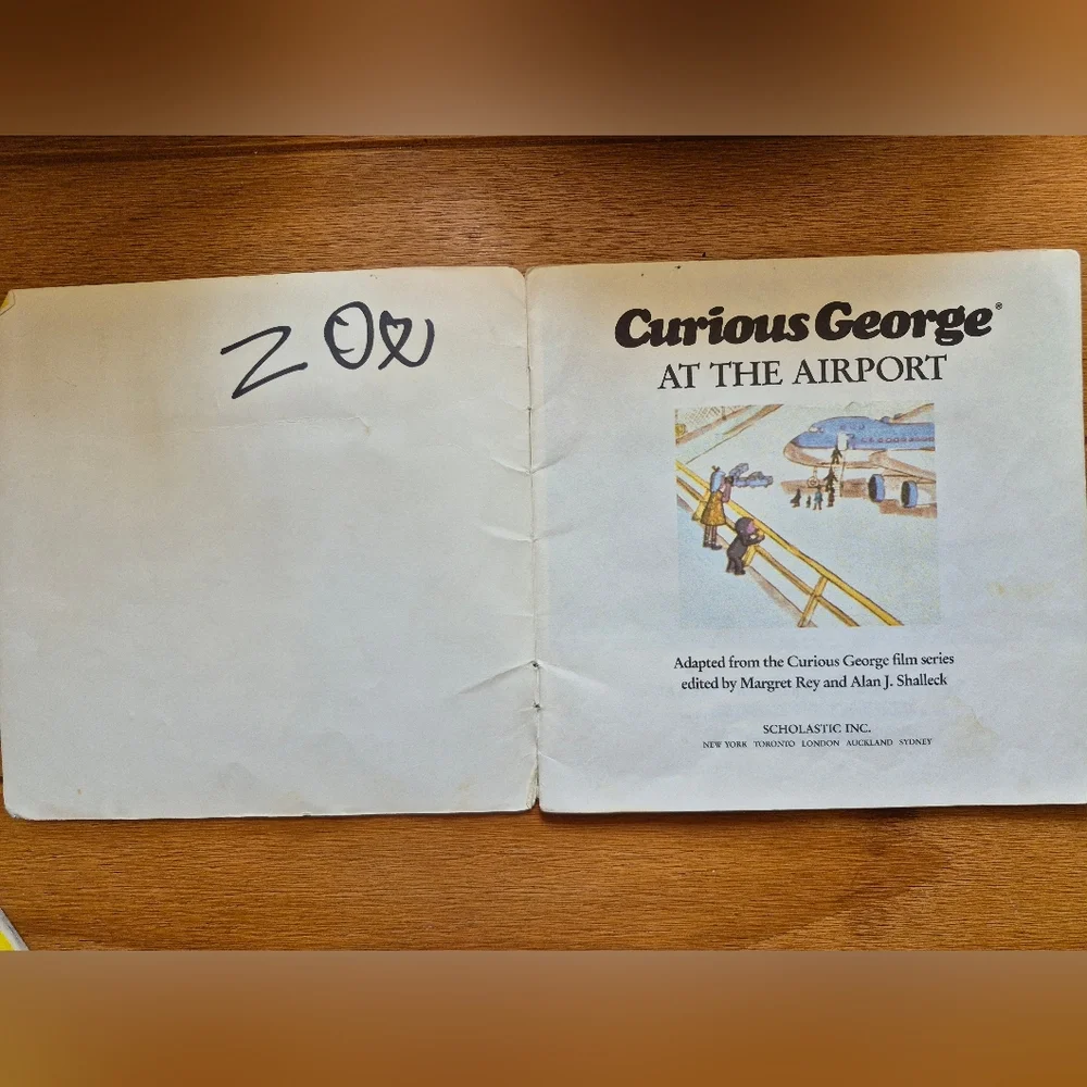 Vintage Curious George Book Trio - Circa‎ 1985 - 1987