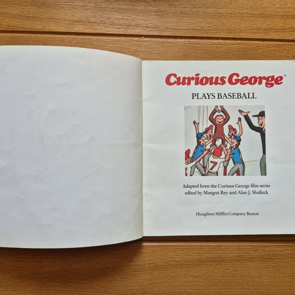 Vintage Curious George Book Trio - Circa‎ 1985 - 1987