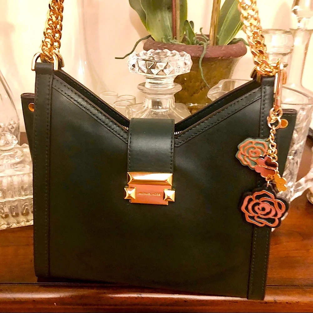 Michael Kors Bag Whitney Small Chain‎ Leather Shoulder Tote NWT
