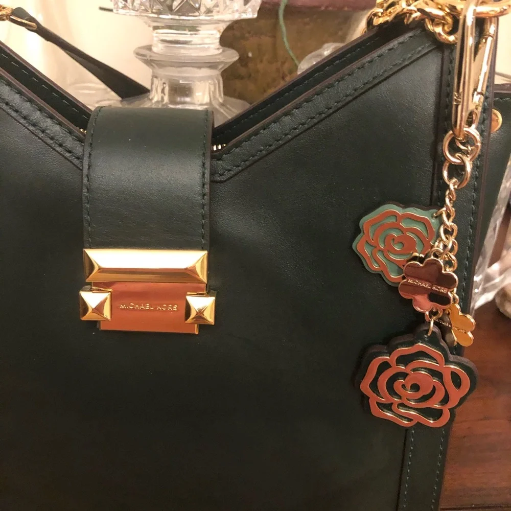 Michael Kors Bag Whitney Small Chain‎ Leather Shoulder Tote NWT