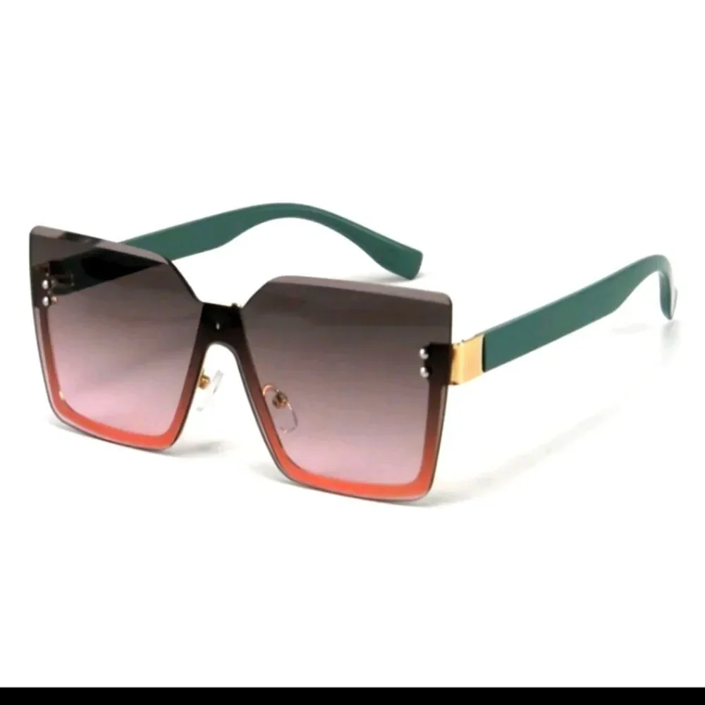Fashionable Rimless Metal Frame Glasses