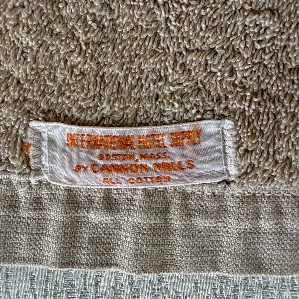 Cannon Mills detail monogram