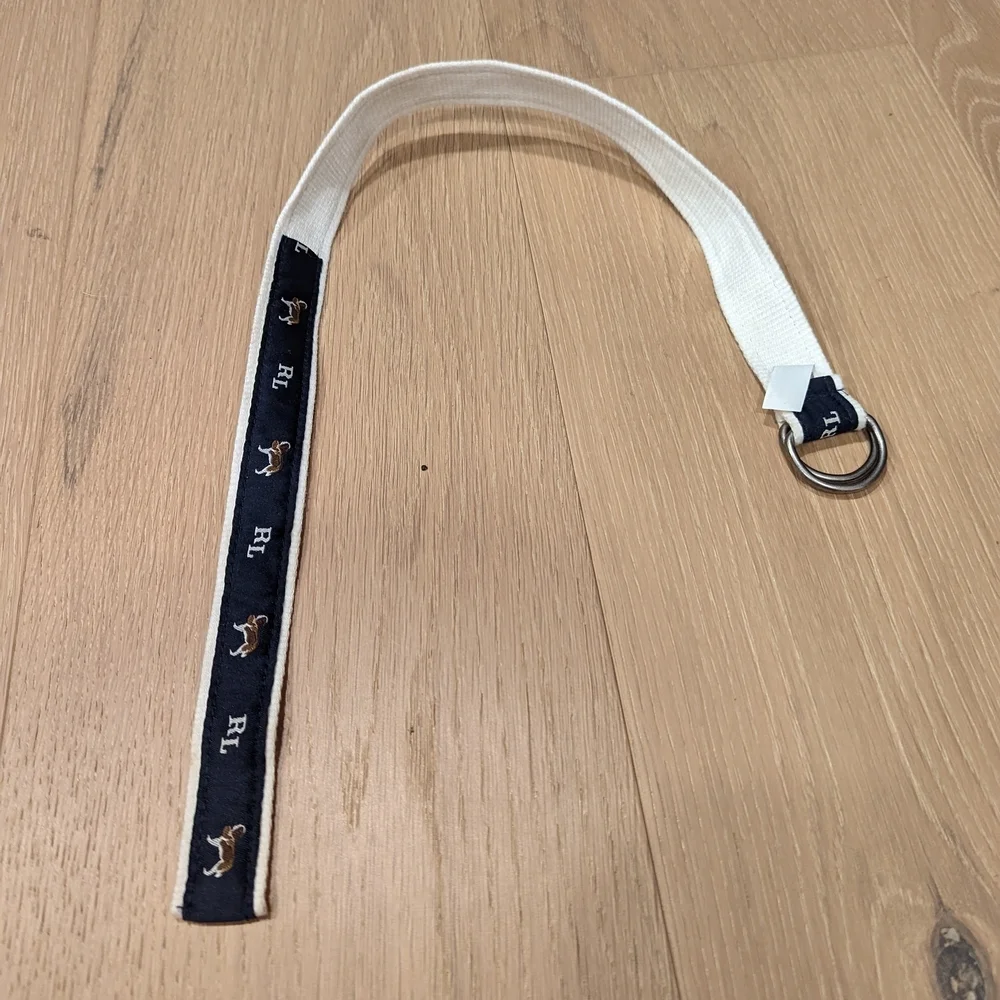 Navy Blue RL Dog Belt for a Baby