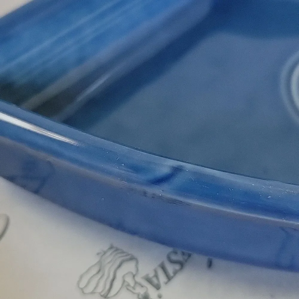 Fiestaware Fiesta OMNI SERVING TRAY Bowl Dish Ceramic Container Lapis Blue