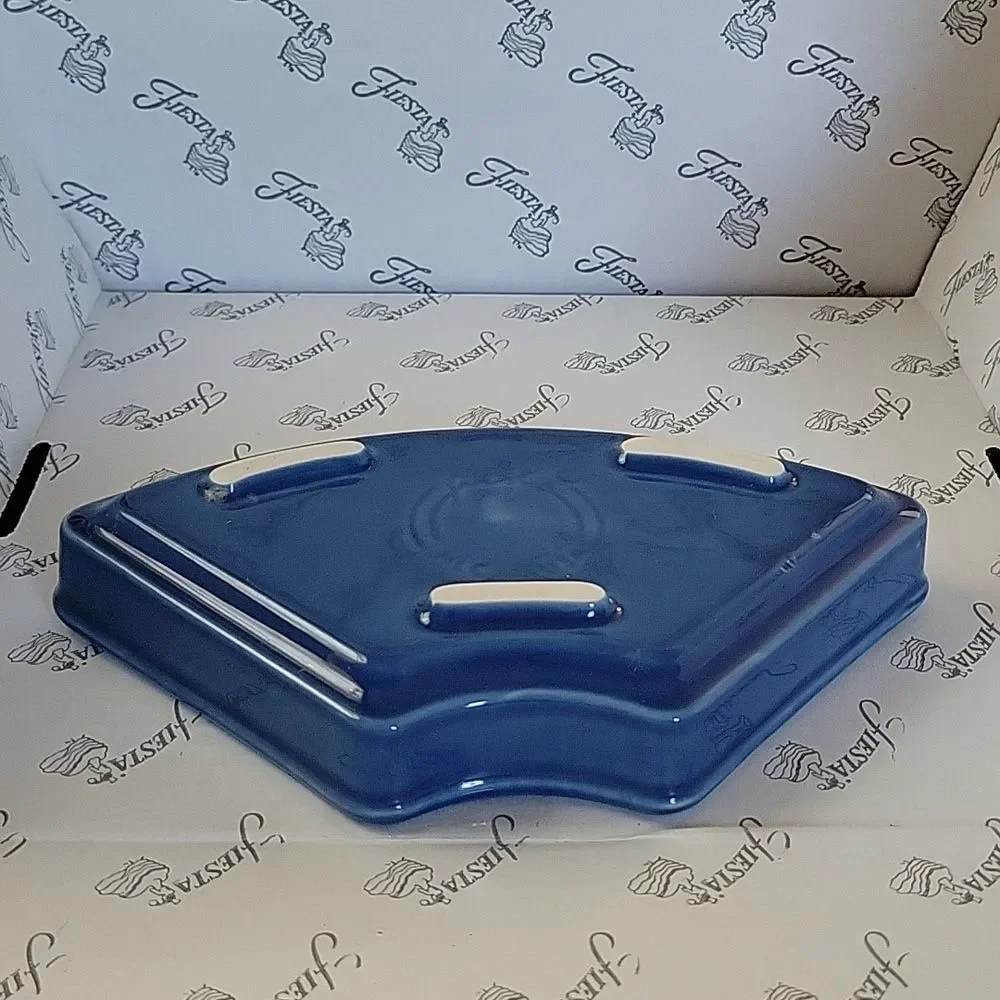 Fiestaware Fiesta OMNI SERVING TRAY Bowl Dish Ceramic Container Lapis Blue