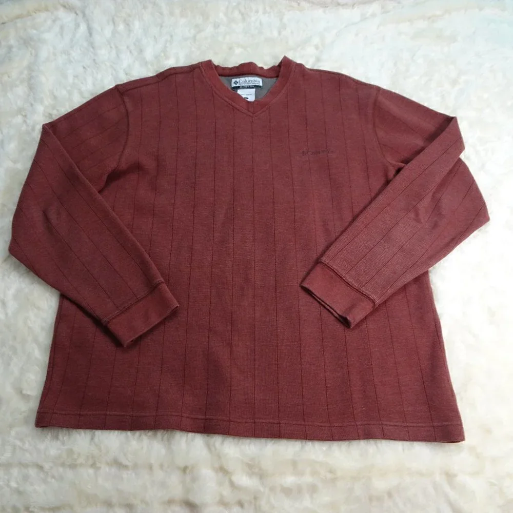 Columbia Plum L/S Sweater Size Large EUC