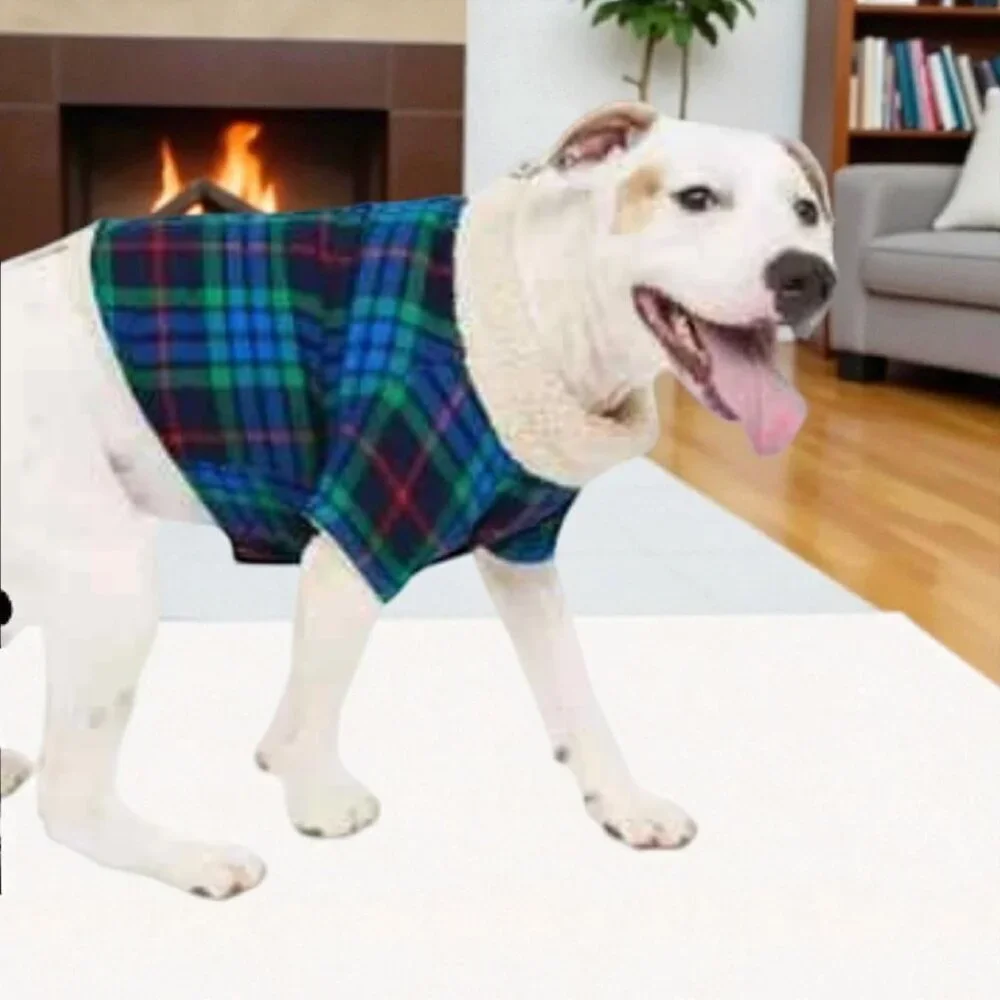 NEW!!! AERIE Dog Flannel Shirt - Size Large