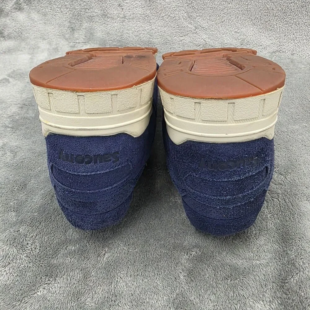 Saucony Shadow 5000 Periwinkle Blue Suede Shoes Sneakers Mens Size 11.5