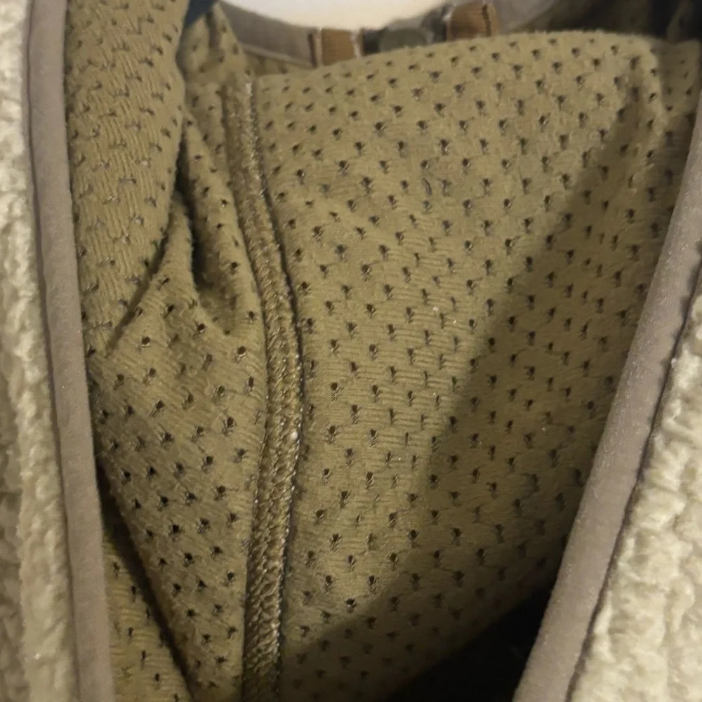 J. Crew Nordic Sherpa Fleece Hooded Jacket Large