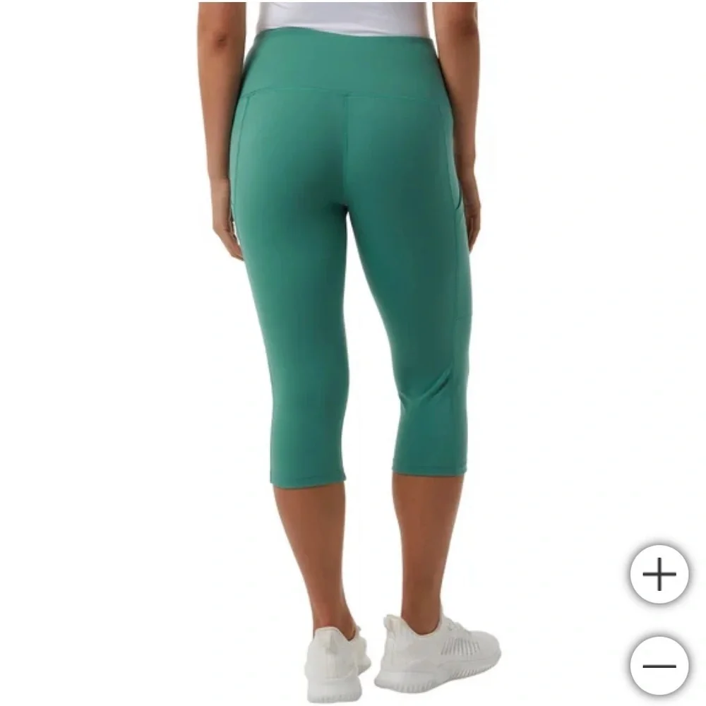 New 32 Degrees Women’s Cropped Tight green leggings‎