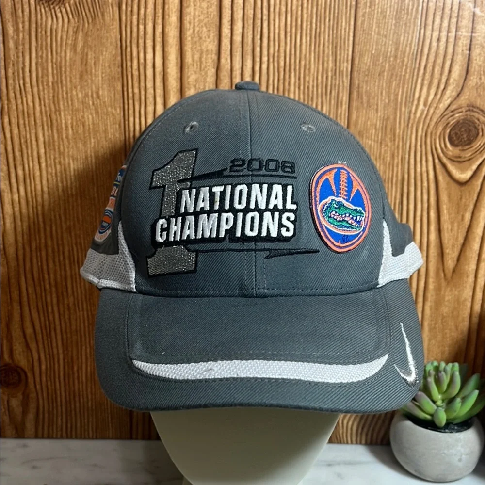 Nike Gray National 2008 Championship Celebration Hat