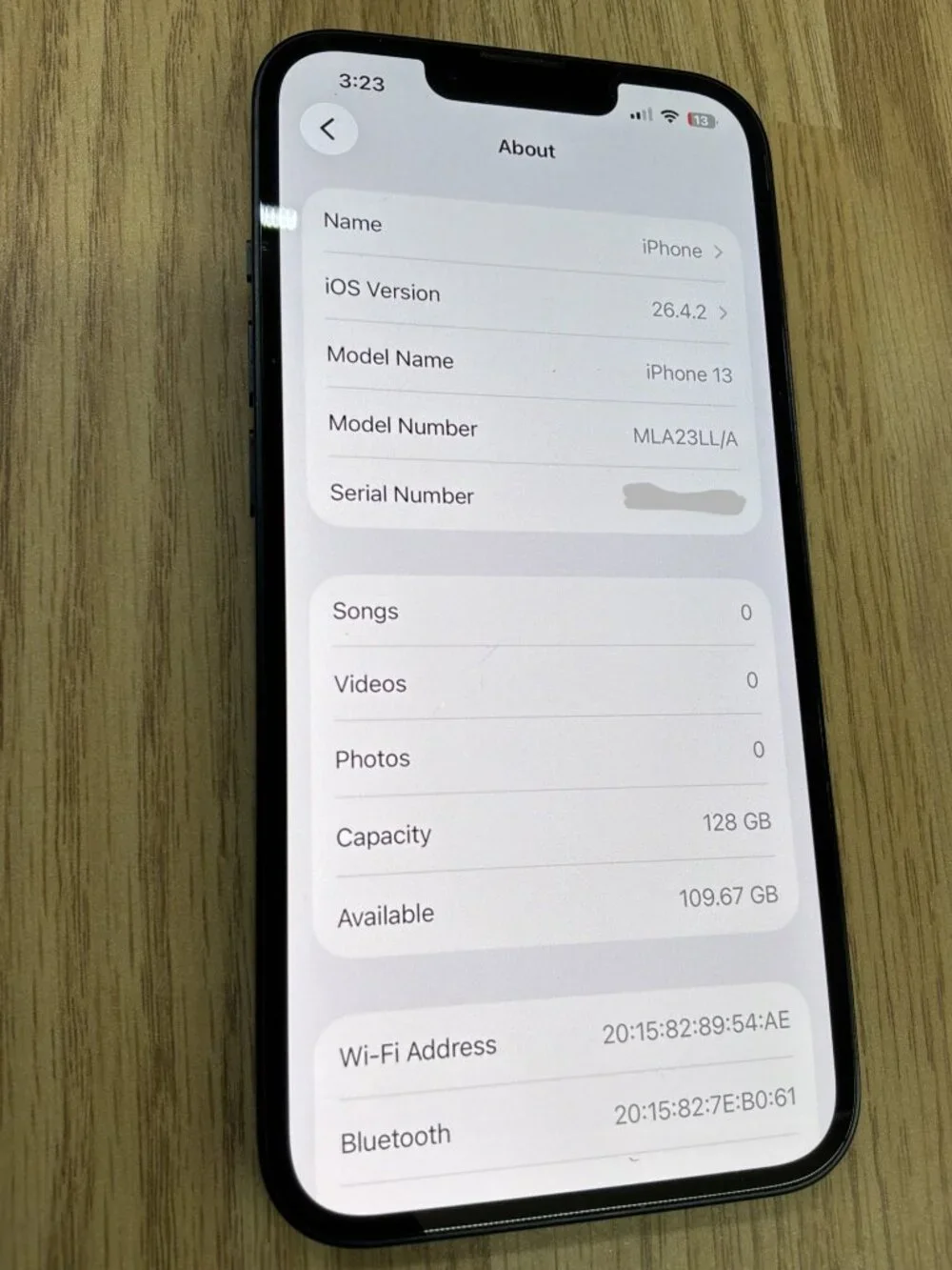 Apple iPhone 13 128GB Unlocked Smartphone Black No SIM Restrictions