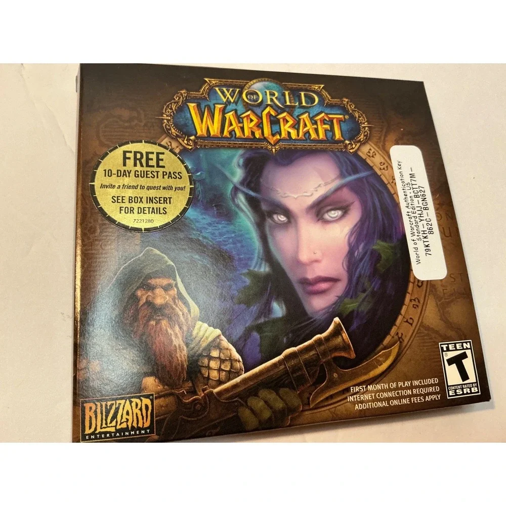 Blizzard World of Warcraft Burning Crusade PC Big Box Game Lot Vintage 2000s