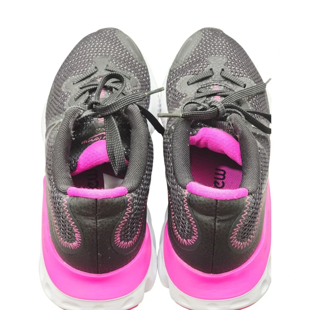 Nike Renew Run Black Pink Women's Size 8 Running Shoes Y2K Athleisure Gymcore