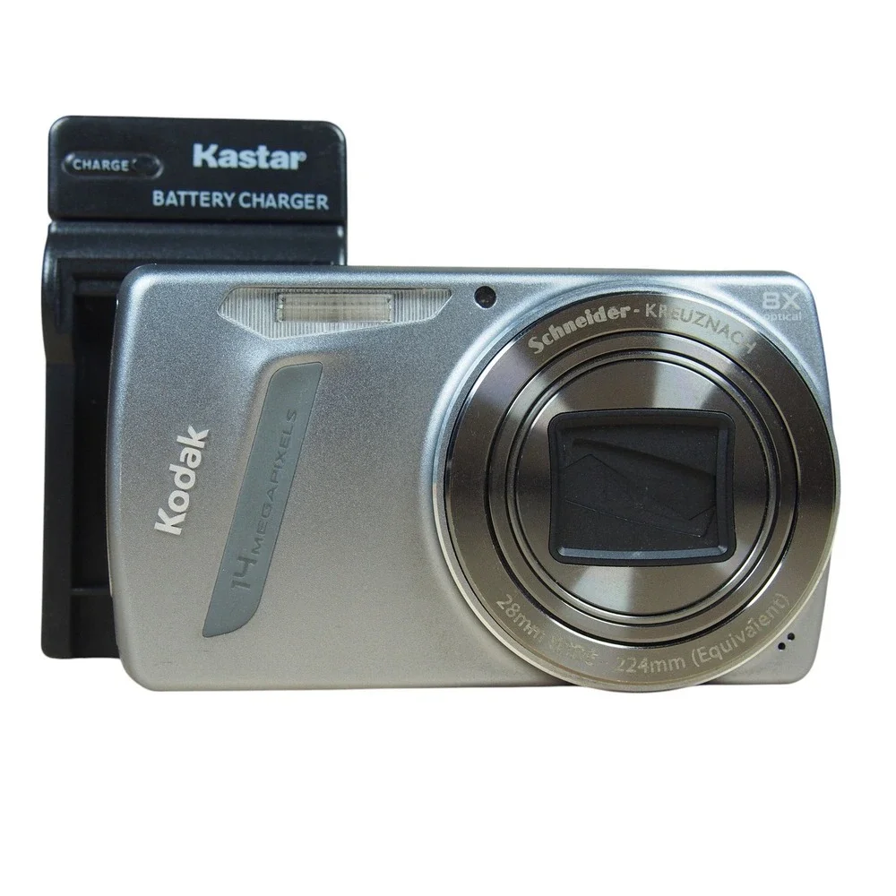 Kodak EasyShare M580 14.0MP Digital Camera‎ Bundle Gray W/Charger + Battery EUC