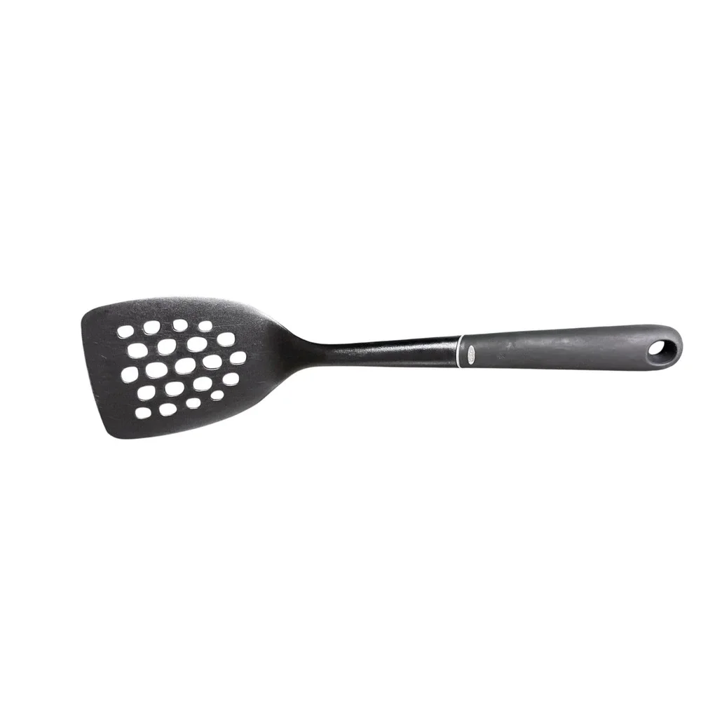 OXO Good Grips Black Nylon Slotted Turner Spatula Non-Stick Safe‎ Heat Resistant