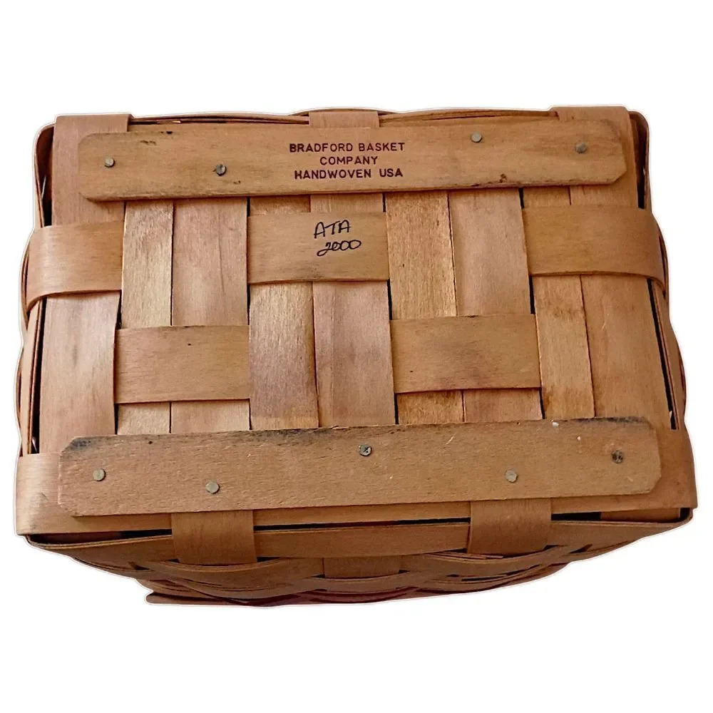 Bradford Basket Co Basket Lidded Handmade USA‎ Everyday A Precious Gift From God
