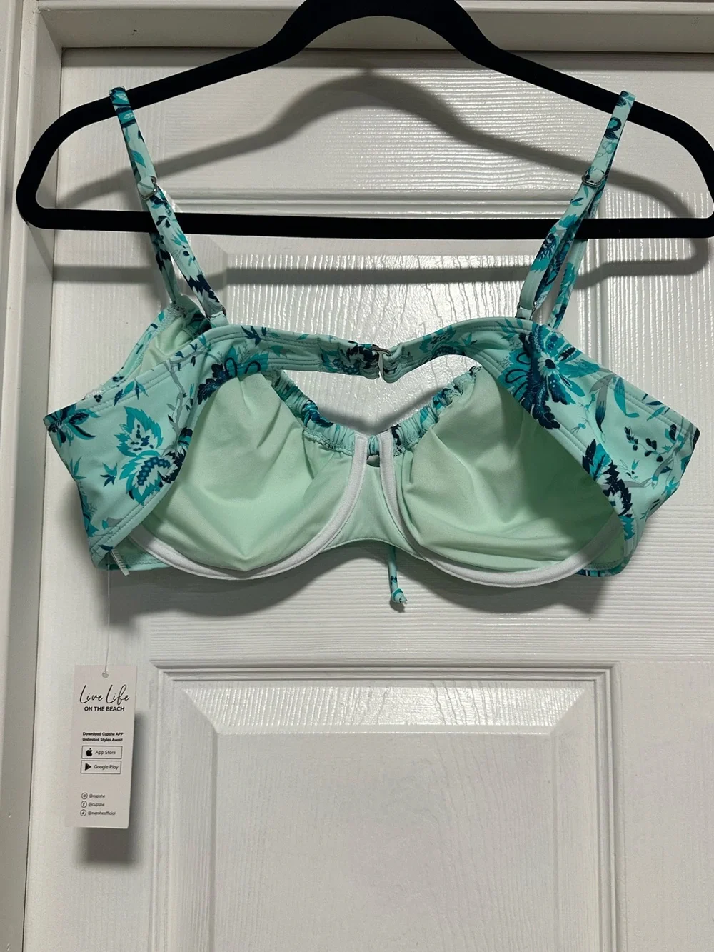 NWT Cupshe Earthly Aruba Flower Bikini Set