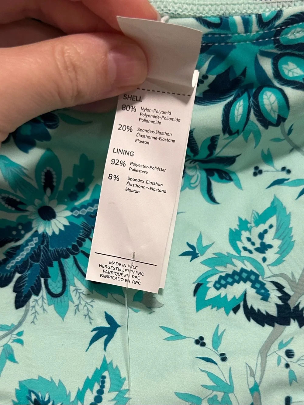 NWT Cupshe Earthly Aruba Flower Bikini Set